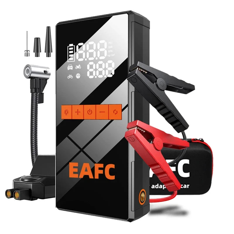 Arrancador Y Compresor Bateria Coche Portatil