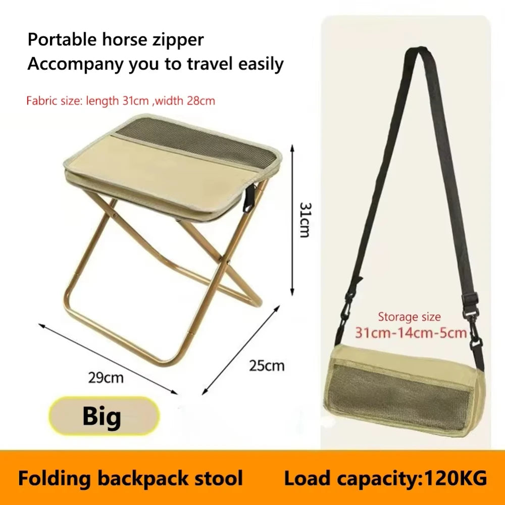 Banqueta Plegable Portatil para Camping